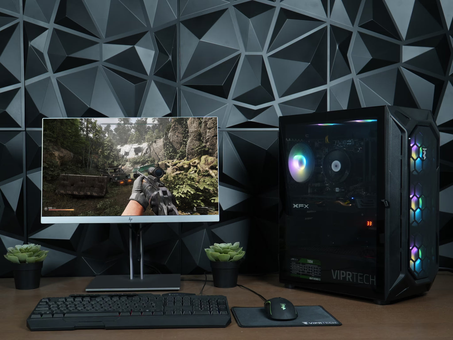 Rebel 3.0 Gaming PC - AMD Ryzen 7 (4.1Ghz), RTX 3060 12GB, 16GB DDR4, 500GB SSD, Onyx Black
