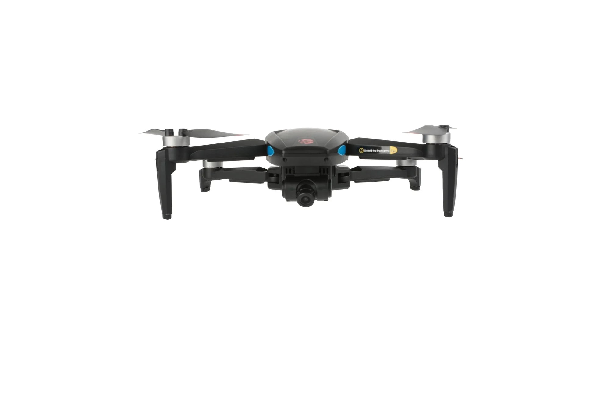 FPV Duo Racing Drone with Goggles and GPS, Black