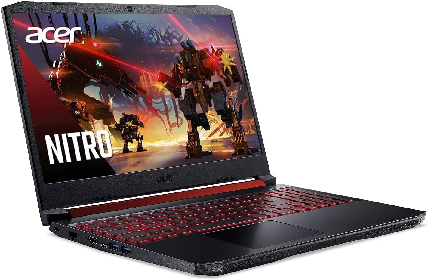 Nitro 5 Gaming Laptop, Intel Core I5-9300H, NVIDIA Geforce GTX 1650, 15.6"" Full HD IPS Display, Wi-Fi 6, Backlit Keyboard, Win10，With Accessories (16GB RAM | 512GB Pcie SSD | 1TB HDD), Black