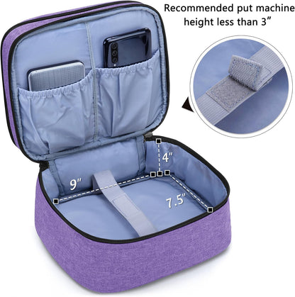 Carrying Bag Compatible with DR.J Mini Projector, Purple | Portable Case for Most Mini Projector and Accessories